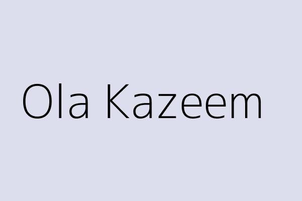 Ola Kazeem